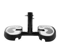 Baby Tricycle Replacement Pedals 1 Pair Plastic White Footrests