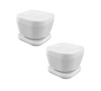 BABY TRUST Replacement Key for Magnetic Cabinet Lock, Baby Proofing Extra Strong Magnet, Key Holder Included, White, 2 Pack