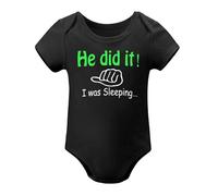 Baby Twins Bodysuits He_She Did It Twin Outfit Girl Romper With Hat Set Black-style-8 12months