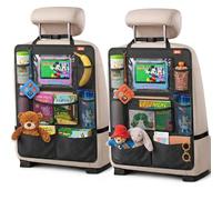 Baby Uma Car Back Seat Organiser for Kids - 2 Pack | Rear Seat Organiser with Tablet Holder & Multiple Pockets | Kids Car Seat Organiser | Car Travel Accessories | Backseat Car Organizer for Children