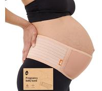 Baby Uma Pregnancy Support Belt - Breathable & Lightweight Belly Bands for Pregnancy, Maternity Belt with Velcro Side Fastener & Adjustable Compression from 70 to 140 cm (M/L)