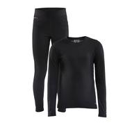 Craft Core Warm Long Sleeve Base Layer Set Black 12-24 Months Kids