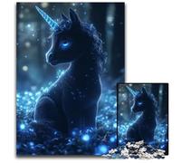 Baby Unicorn in Enchanted Forest Jigsaw Puzzle 1000 Pieces Jigsaw Puzzles Brain Challenge for Teenagers & Home Decor 1000 PCS(75x50cm)