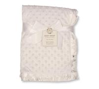 Baby Velour Bubble Wrap Blanket with Satin Trim - Welcome to the World