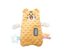 Baby Vibrating Sleep Cute Animal Baby For Sleep 3 Adjustable Vibration Modes 90 Min Timer Infant Portable Sleep Soothing Doll Toy For Home & Travel Tgq482 (A, 24.5x22.5cm)
