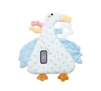 Baby Vibrating Sleep Cute Animal Baby For Sleep 3 Adjustable Vibration Modes 90 Min Timer Infant Portable Sleep Soothing Doll Toy For Home & Travel Tgq562 (White, 24.5x22.5cm)