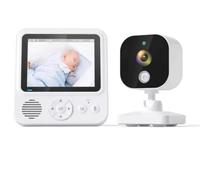 Baby Video Monitor, 7.1 cm Screen, 2.4G Wireless, Two-Way Audio, Night Vision, Indoor Security Camera