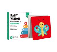 Baby Vision Stimulation Cards - Activity Cards for Toddlers, Portable Infant Learning Toys | Early Development Flash Card, Stimulation Toys