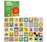Baby Visual Stimulation Card High Contrast Black White Visual Stimulation Sensory Development Toy High Contrast