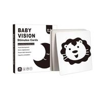 Baby Visual Stimulation Cards | Flashcard for High Contrast | Early Educational Sensory Learning Activity for 0-3 Months, Newborn, Infant, Development