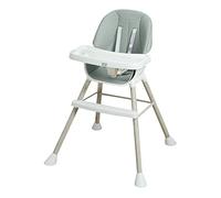 Baby Vivo Baby Highchair 4in1 Infant Feeding Seat Adjustable Height, Removable Tray with 5 Point Harness - Leo in Mint Green