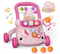 Baby Walk Toys Push Walker for Boys Girls Learning Walk Sit to Stand Up Early Educational Toys Baby Activity Center Gift