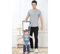 Baby Walker, Adjustable Breathable Baby Walking Harness Safety Harnesses, Pulling and Lifting Dual Use 6-14 Month Stand Up & Walking Assistant Strap Helper for Infant Child Activity (SkyBlue Bear)