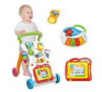 Baby Walker First Steps Activity Bouncer Musical Toys Car Along Ride