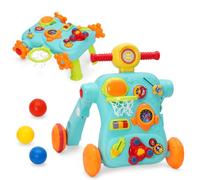 Baby Walker for Toddler with Music,Push Along Activity Walker for Babies with Entertainment Game Panel,Speed Adjustable Sit to Stand Baby Walker,Gifts for Girls and Boy