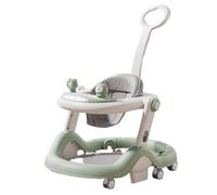 Baby Walker, Height-Adjustable, Universal Wheels, Suitable for Babies from 6 Months to 18 Months, Suitable for Young Children to take Their First Steps(Green)