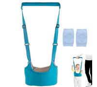 Baby Walking Harness for Toddler, Adjustable Learning to Walk Helper, Prevents Getting Lost, with Protective Knee Pads, Blue