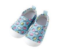 Baby Warm First Walking Shoes Toddlers Sock Gait-Adaptation Barefoot Trainers Infant Crib Adjustable Sneakers Boys Girls Flexible Lightweight with Anti-Slip Rubber Sole