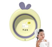 Baby Wash Basin Foldable Tub | Thickened Portable Wash Bowl with Easy Storage, Soft-Edge Bath Container for Comfort and Safety | Great for Bath Time, Laundry, Toy Rinse Or On-The-Go BAB