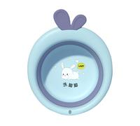 Baby Wash Basin Foldable Tub | Thickened Portable Wash Bowl with Easy Storage, Soft-Edge Bath Container for Comfort and Safety | Great for Bath Time, Laundry, Toy Rinse Or On-The-Go BAB