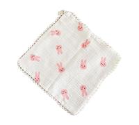 Baby Washcloth with 6-Layer Towel Reusable Cotton Square Face Shower Bath Towel Soft Wiping Bathing Feed Soft Absorbent Kindergarten