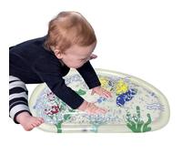Baby Water Mat Tummy Time - Sensory Water Play Mat for Babies | Cool Activity Sensory Toys for Home Easter Shower Bed Floor Crib Bath
