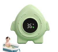 Baby Water Temperature for Bathtub, Bath Temperature Toy - Cartoon Rocket Water Temperature Meter for Baby | IPX9 Waterproof Floating Toy for Use in a Baby