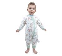 Baby Wearable Blankets with Feet 1.0 TOG Long Sleeves 100% Cotton Wearable Blankets for All Seasons Infant Toddler for Girl Boys 24-36 Months (Rabbit & Deer, 12-24 Months)