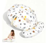 Baby Wedge Pillow for Newborn, Baby Feeding Pillow Anti Overflow Feeding Pillow for Reducing Spit-Up, Safety Nursing Pillow, Baby Lounger Reflux Wedge Breastfeeding, Removable Top and Bottom (2)