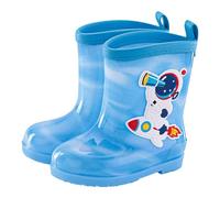 Baby Wellies Size 3, Wellies for Kids Unisex Boys Girls Wellington Boots Fully Waterproof Slip-Resistant Rain Boot Wide Fit Rubber Water Shoes Barefoot Pvc for Outdoor, Gardening & Wet Weather Blue 11