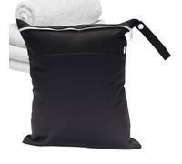 baby wet bags - travel diaper bag, dry chicken breast breast breast bag toddler wet clothes bag for solid color double iron, Black, Se référer au descriptif, Refer to description