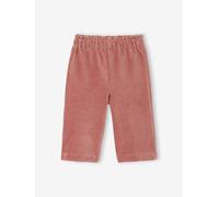 Baby wide-leg velvet trousers old rose