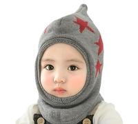 Baby Winter Adjustable Hat Soft Star Warm Knitted Cute Ears Boys Girls Clothes Kids Monkey Hat