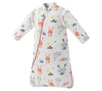 Baby Winter Sleeping Bag 3.5 Tog Removable Long Sleeves Kids Sleeping Sack Swaddle Cute Rabbit Unisex Boys Girls Wearable Blanket Grow Bag