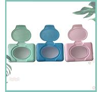 Baby Wipe Case Travel Holder Keeps Moist Set of Wet Diaper Holders Cases Portable Travel On The Go Refillable Dispenser Container Wipe Container with Sealed Diapering