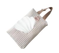 Baby Wipe Holder Travel, Portable Papers Tissue Dispenser Bags, 9.06x5.91 inches Stroller Tissue Bag Holder Case, Dustproof Paper Towel Container for Hand, Face, Makeup Removal