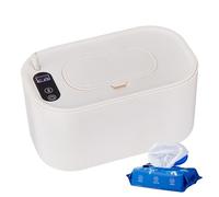 Baby Wipe Warmer - 20x11.5x10cm ABS 150 Wipes USB Heater, Portable Large Capacity Dispenser Constant Temperature Moisture Lock | Perfect for Car Travel Nursery Diaper Changing Night Baby Sleep Quality