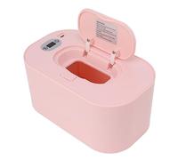 Baby Wipe Warmer, 5 Adjustable Temperature Modes from 40 to 60°C, Large Capacity Wipes Dispenser, USB Interface Power Supply, Comfort and Safety for Baby(Pink)
