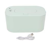 Baby Wipe Warmer, Adjustable Temperature Maintains Warmth Soft Pre Warmed Wipes Fits Standard XL Wipes LED Indicator Easy Open Lid Compact Design Diaper Changing