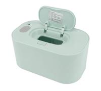 Baby Wipe Warmer and Wet Wipe Dispenser, USB Powered Constant Temperature Large Capacity with Display Wipe Heater for Newborn (Green)