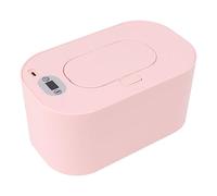Baby Wipe Warmer, Baby Wipes Warmer Adjustable Temperature Wipe Warmer and Baby Wet Wipes Dispenser 40 to 60 Degrees Celsius 5V 10W with USB Interface for Baby (Pink)
