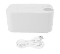 Baby Wipe Warmer, Compact Portable Wipe Warmer Intelligent Temperature Baby Wet Wipes Dispenser for Vehicle Home Use Baby Shower Gifts White (White Constant Temperature)