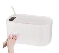Baby Wipe Warmer, Heated Wipes Dispenser with USB Charging, Even Heating Wet Wipes Box with Temperature Display, Home Use, Outdoor Travel, Nursery, Diaper Changing, and Parenting