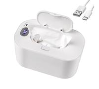 Baby Wipe Warmer, Portable Diaper Wipes Warmer, 5 Modes of Temperature Heating Control for Keeps Wipes Warm and Moist