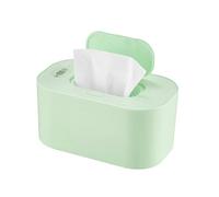 Baby Wipe Warmer Portable USB Temperature Control Versatile Baby Wet Wipe Warmer Dispenser for Home Outdoor Travel Crafted with Robust PP Silicone ABS Materials Holds 80 Wipes (Green)