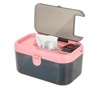 Baby Wipe Warmer - Portable Wipe Dispenser with LED Light, Quick USB Charging for Warm and Moist Wipes, Safe and Baby Care, Compact Travel Friend Device, Accessory for Camping Road Trips Car