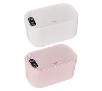 Baby Wipe Warmer - Portable Wipes Dispenser | ABS USB Wipe Warmer, Digital Wiper Heater Adjustable Heater, Large Capacity 10W Temperature Diaper Wipes for Car Use Travel Nursery Home Use