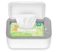 Baby Wipe Warmer, Wipe Warmer and Baby Wet Wipes Dispenser, Smart Precise Temperature Control Large Capacity Evenly Overall Heating Silence, Wipes Warmer for Babies Portable Wipe Warmer (White)