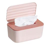 Baby Wipes Box | Desktop Holder for Tissue | Reusable Dustproof Wipes Tissue Dispenser for Toilet Makeup Bathroom Travel Car Kitchen Nursery Table Organization