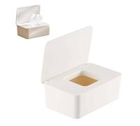 Baby Wipes Dispenser, PP Good Sealing Wipes Case Napkin Storage Holder Container Box with Cover for Household Office (Large)